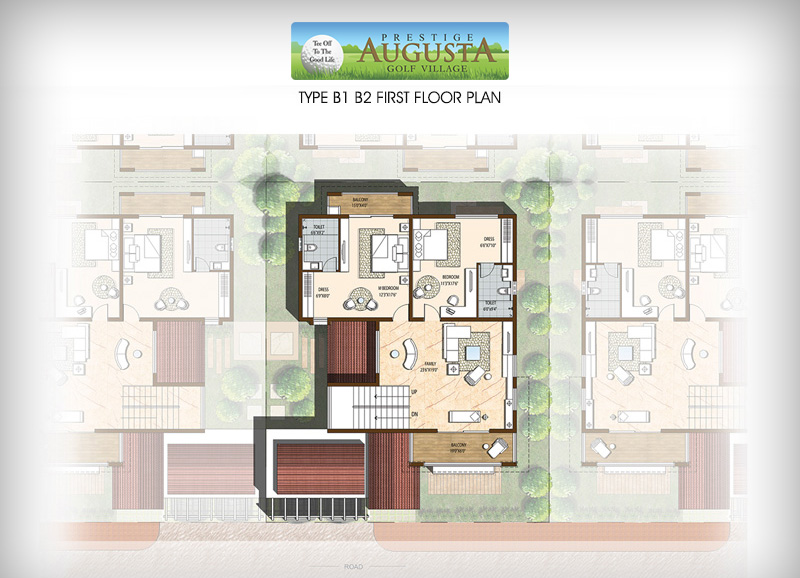 Prestige Augusta Golf Village Floor Plan