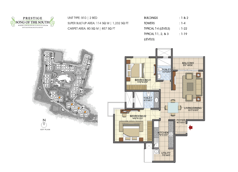 Prestige Song Of The South Floor Plan