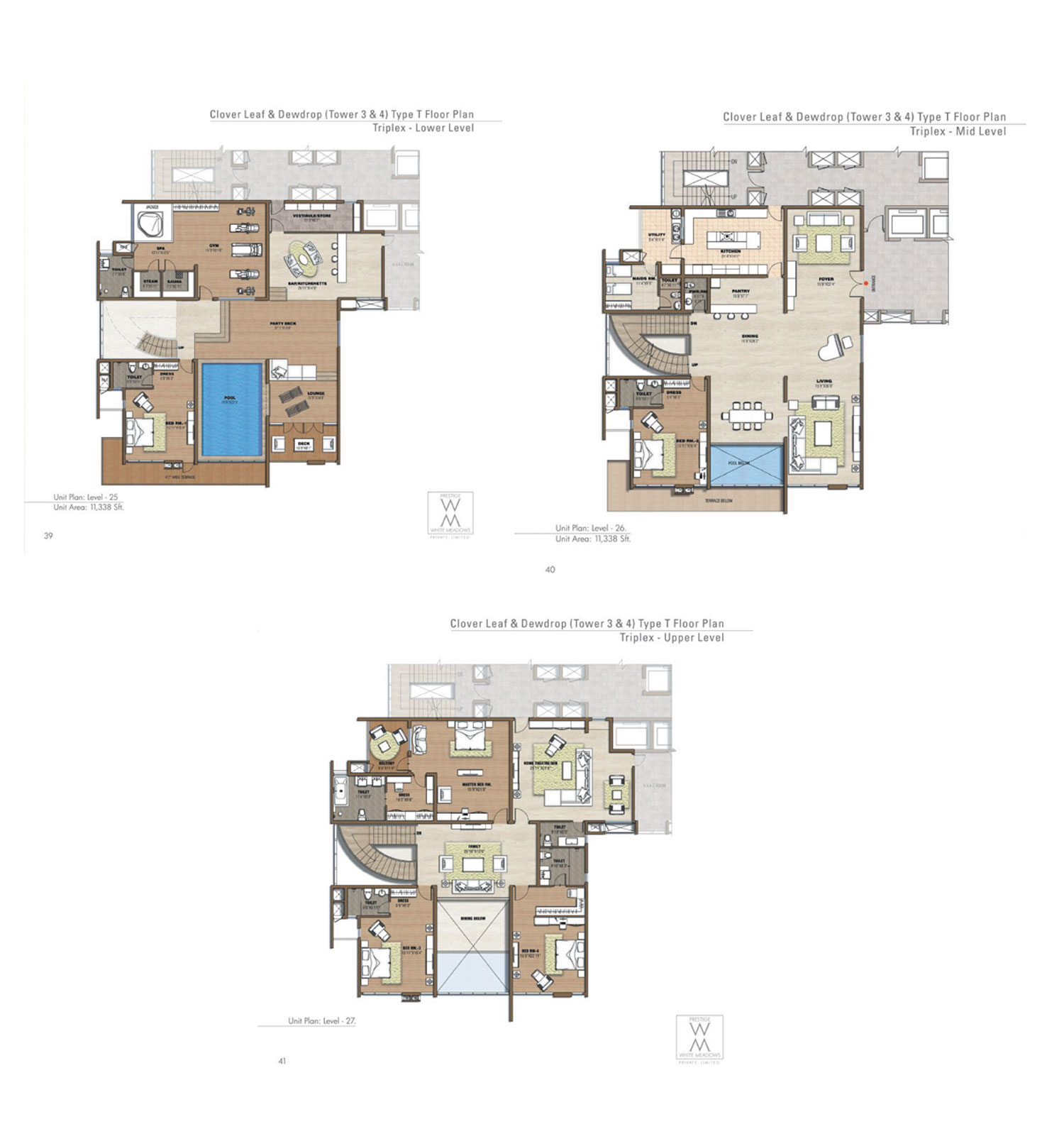 Prestige White Meadows Floor Plan