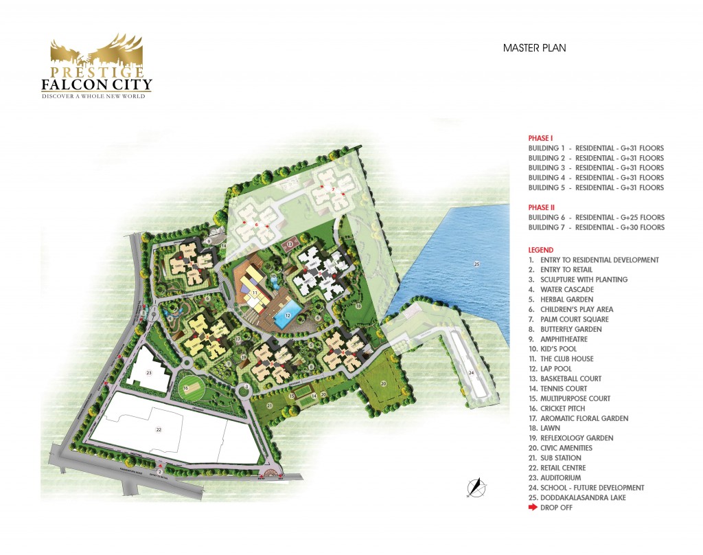 Prestige Falcon City Master Plan