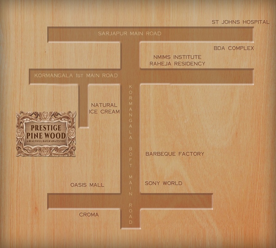 Prestige Pine Wood Location Map